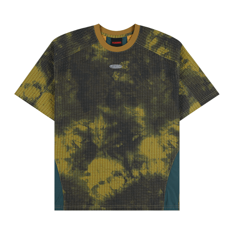 Pleasures Oval Tech Shirt "Yellow/Green"