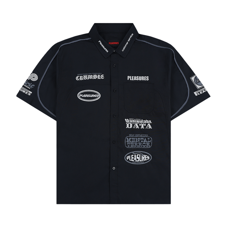 Pleasures Terror Button Up "Black"