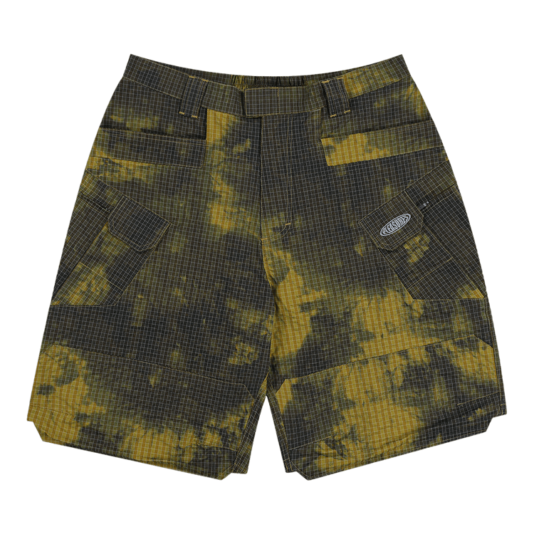 Pleasures Oval Tactical Cargo Shorts "Yellow"