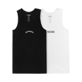 Pleasures Standard Tank Top (2 Pack) "Black/White"