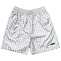 Pleasures Pulley Active Shorts "Silver"