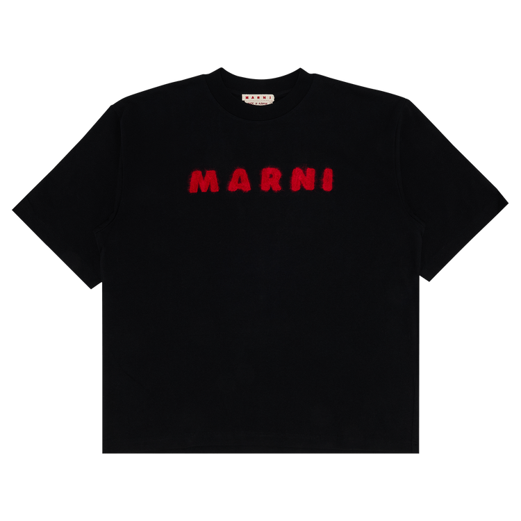 Marni Organic Compact Jersey T-Shirt "Black"