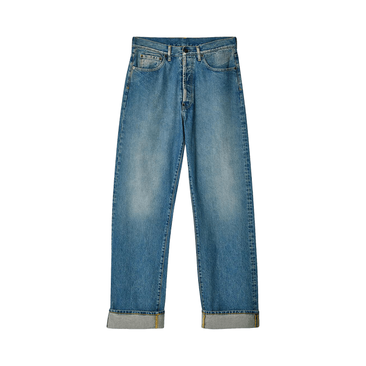 Maison Margiela Cuffed Jeans "Medium Blue"