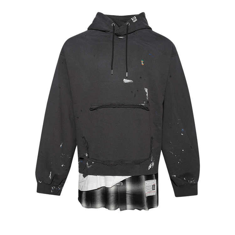 Maison Mihara Yasuhiro Triple Layered Hoodie "Black"