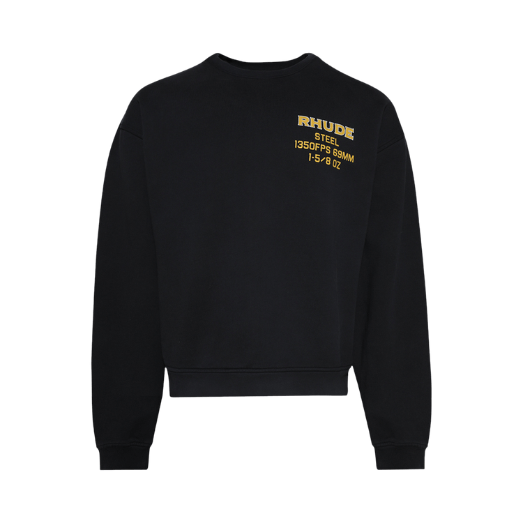 Rhude Steel Crewneck "Vintage Black"