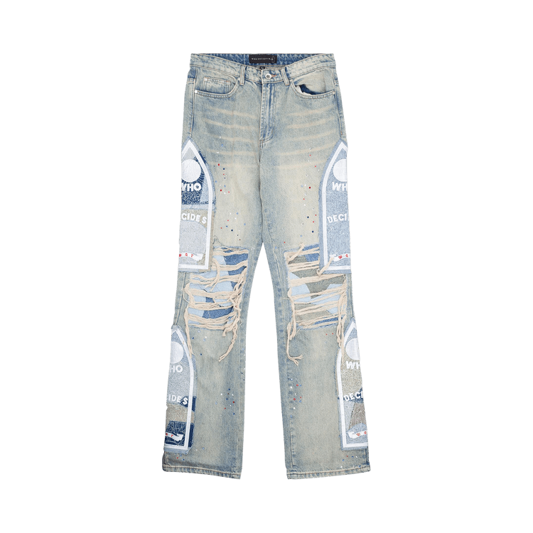 Who Decides War Blown Denim "Sky"