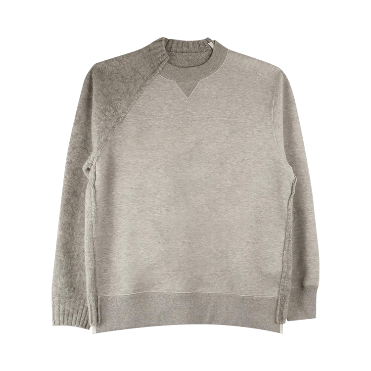 Sacai Knit Sweater "Light Grey"