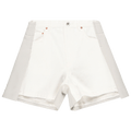 Sacai Denim x Wool Melton Shorts "Ecru"