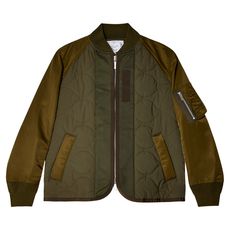 Sacai Nylon Twill x Ripstop Jacket "Khaki/Olive"