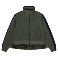 Sacai Technical Jersey Blouson "Khaki"