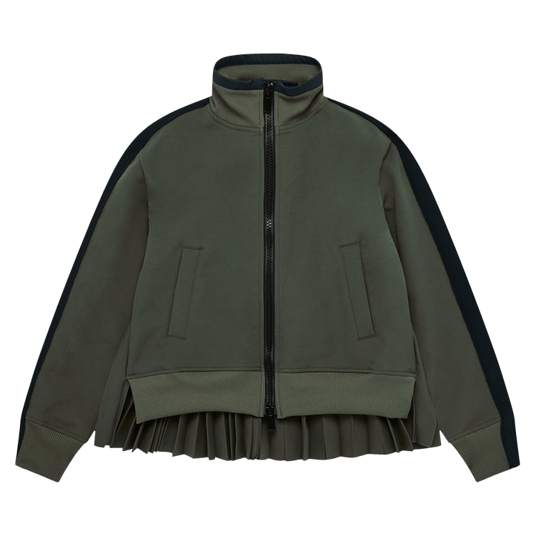 Sacai Technical Jersey Blouson "Khaki"