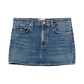 Agolde Alek Mini Skirt "Dwell"