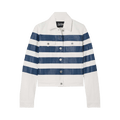 Jean Paul Gaultier Denim Jacket "Ecru/Indigo"