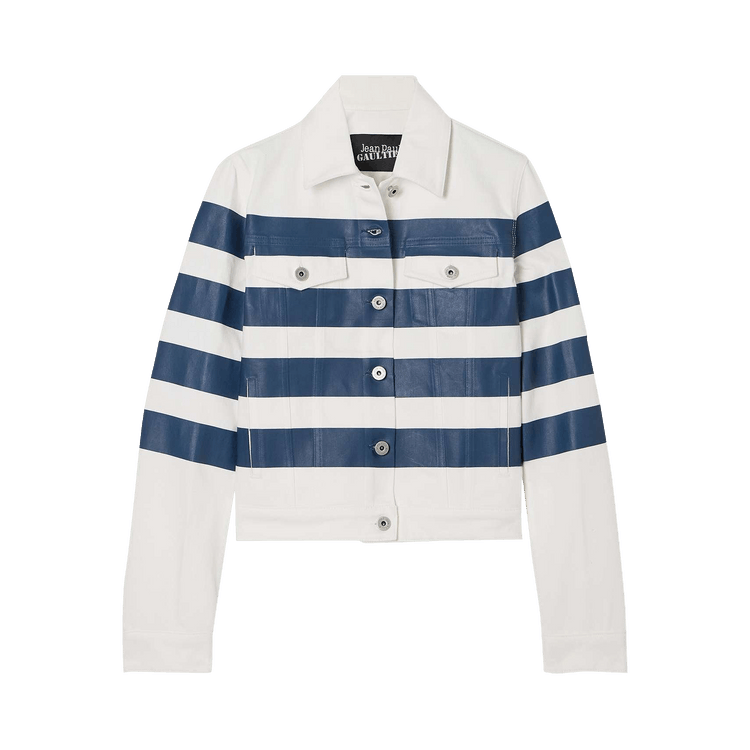 Jean Paul Gaultier Denim Jacket "Ecru/Indigo"