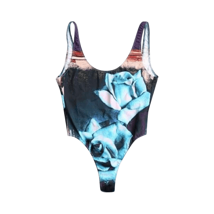 Jean Paul Gaultier Roses Swimsuit "Purple/Blue/Pink"