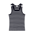 Jean Paul Gaultier Ribbed Mariniere Tank Top "Black/White"