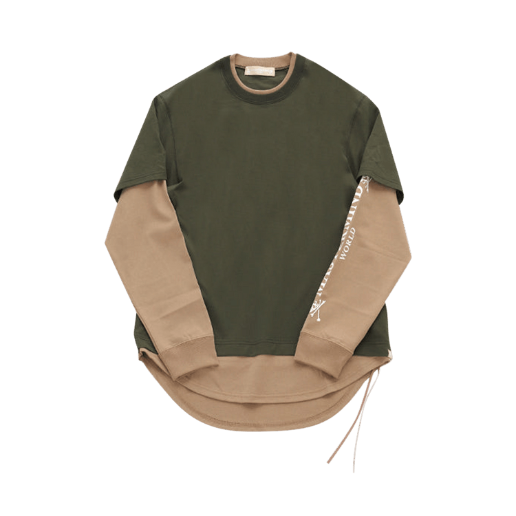 Mastermind World Layered Tee "Olive/Mocha"