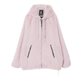 Mastermind World Faux Fur Hooded Jacket "Pink"