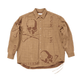 Mastermind World Plaid Flannel Shirt "Brown"
