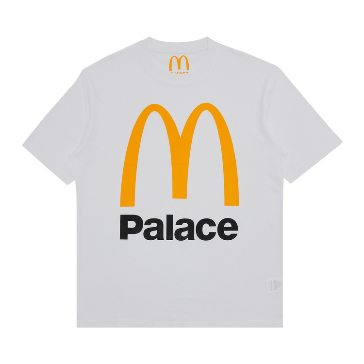Palace x McDonald"s Logo T-Shirt "White'