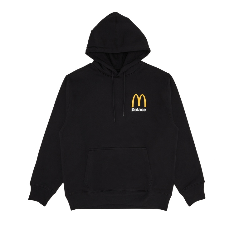Palace x McDonald"s Logo Hoodie "Black'
