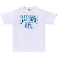 BAPE ABC Camo NYC Logo Tee "White/Blue"