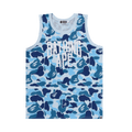 BAPE ABC Camo NYC Logo Tank Top "Blue"