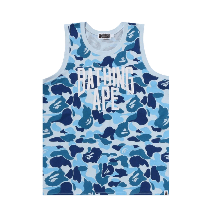 BAPE ABC Camo NYC Logo Tank Top "Blue"