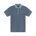 ERL Script Polo T-Shirt "Navy"