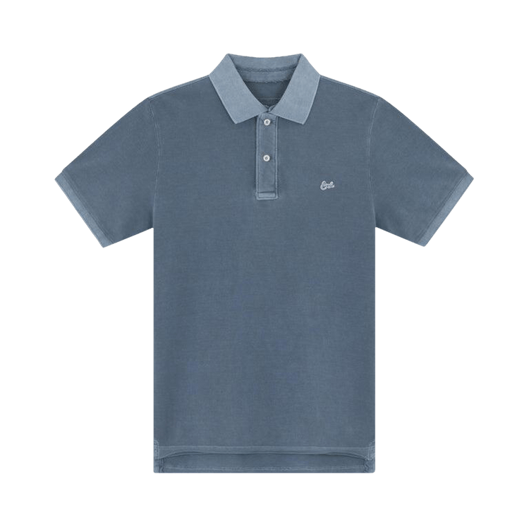 ERL Script Polo T-Shirt "Navy"