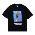 Market Illustrated Soccer T-Shirt "Black"