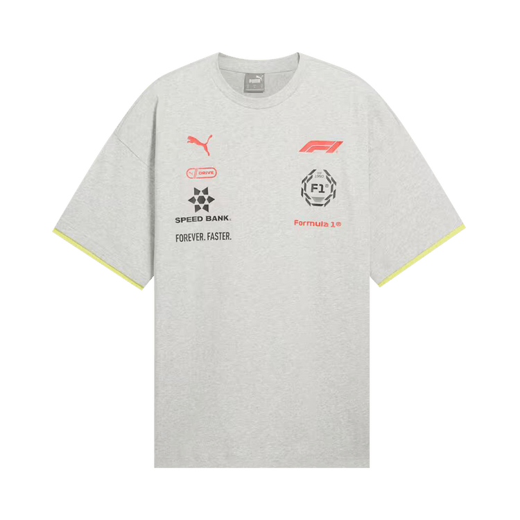 Puma F1 Racing Tee "Grey/Lime"