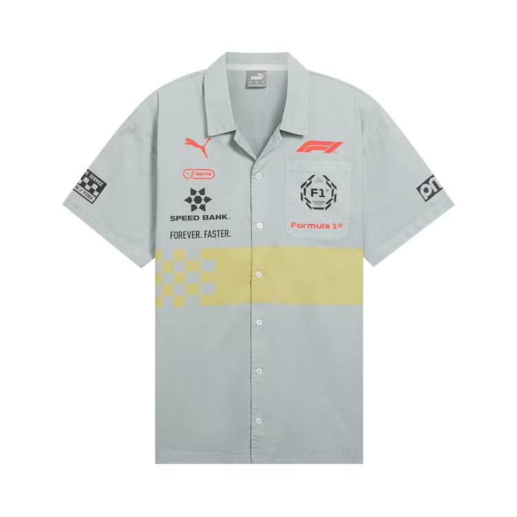 Puma F1 Racing Shirt "Grey/Lime"