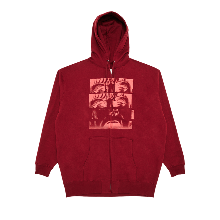 GOAT Kazuo Umezu Scream Zip Up Burgundy
