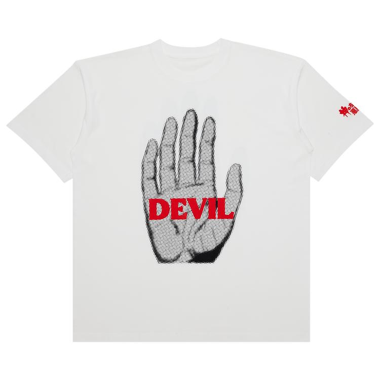 GOAT Kazuo Umezu Devil/GOAT Kanji Tee White