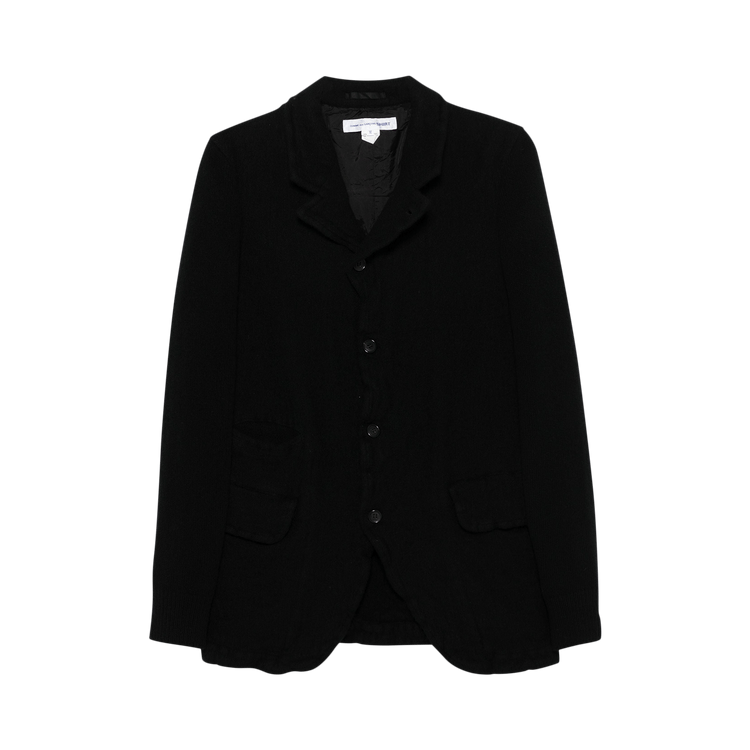 Comme des Garçons Loose Woven Jacket "Black"