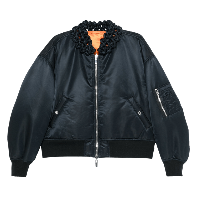 Comme des Garçons Woven Collar Blouson "Black"