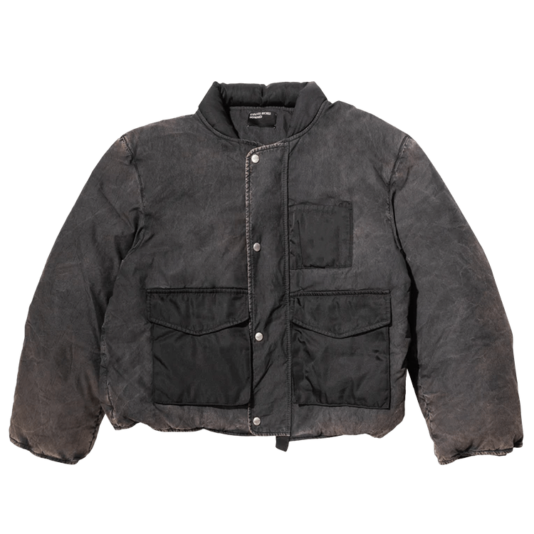 Enfants Riches Déprimés Next Exit Military Puffer Jacket "Faded Black"