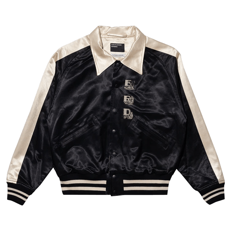 Enfants Riches Déprimés Opium Den Varsity NY Edition Jacket "Black/Ivory"