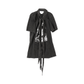 Y/Project Vintage Rock Band Print Dress "Vintage Black"