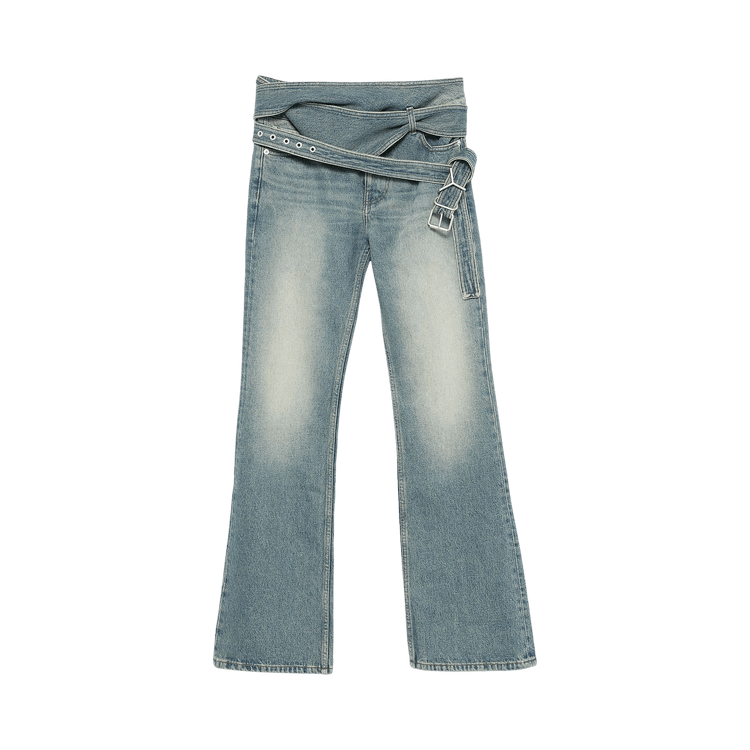 Y/Project Wrap Belt Jeans "Faded Blue"