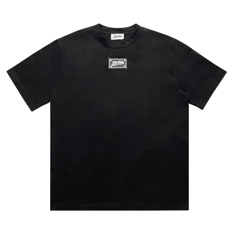 Jean Paul Gaultier Lace Label Oversized Crewneck Tee "Black"