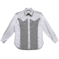 Maison Margiela Patchwork Stripes Button Down Shirt "Black"