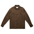 Jil Sander Sustainable Felted Wool Flannel Shirt "Brown"