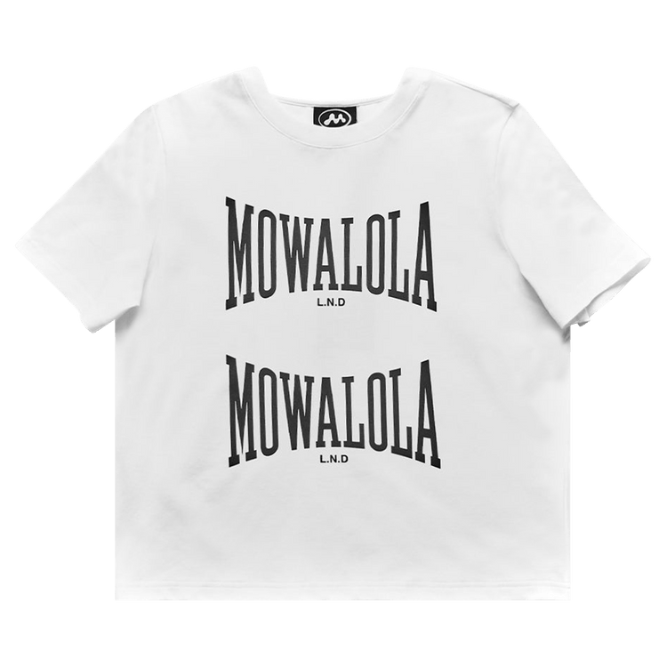 Mowalola Double Sweat Tee "White"