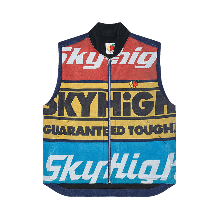 Sky High Farm Workwear Construction Logo Vest "Multicolor"