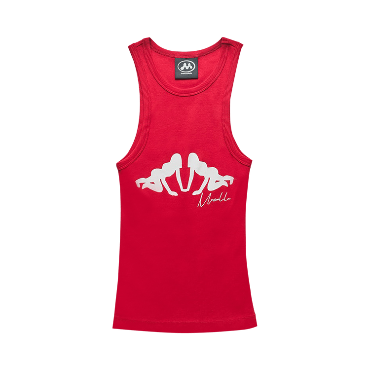 Mowalola Maxine Tank "Red"
