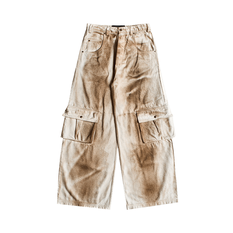 Mowalola Double D Jeans "White"