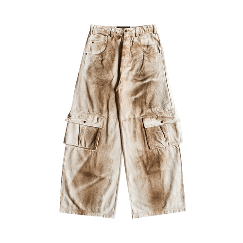 Mowalola Double D Jeans "White"