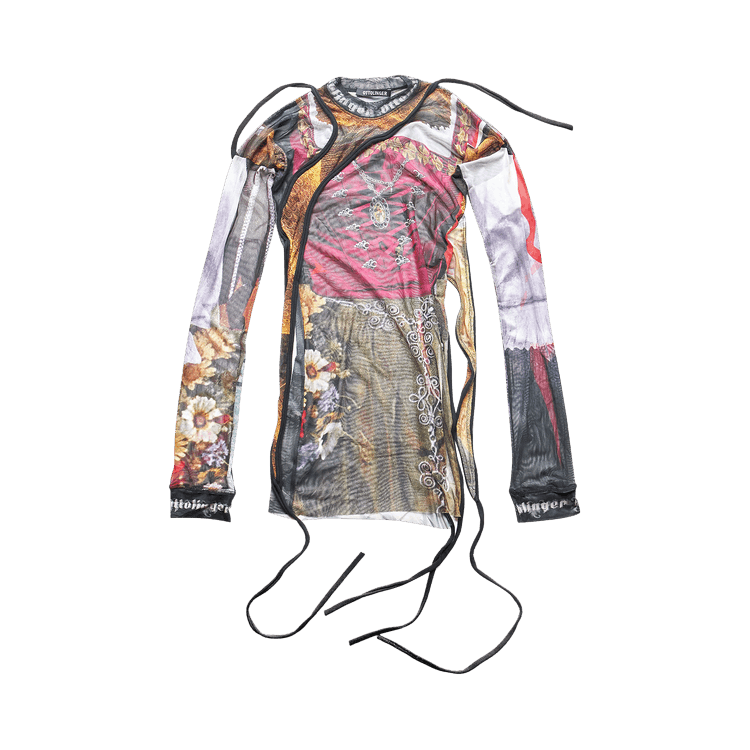 Ottolinger Mesh Deconstructed Long-Sleeve "Multicolor"